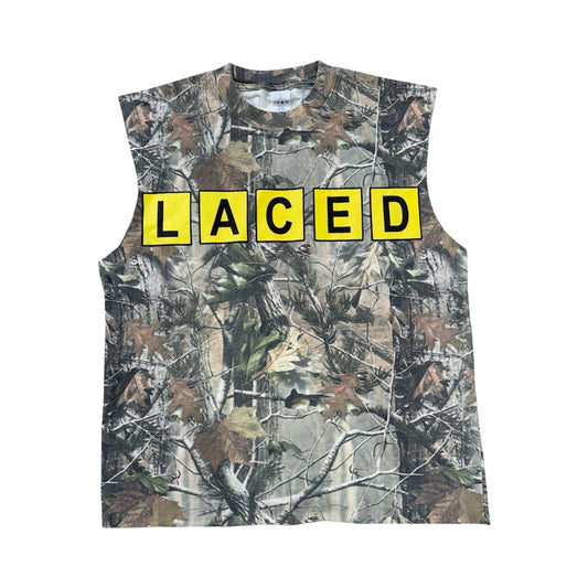 Laced Waffle House Cut Off Tee