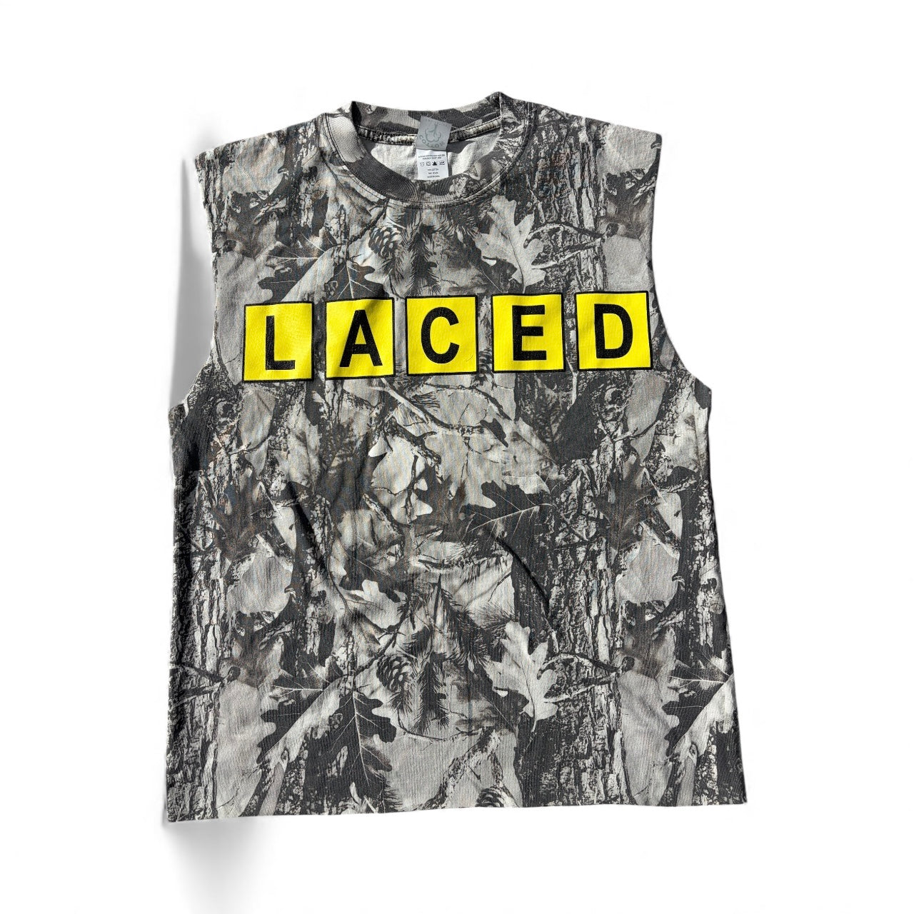 Laced Waffle House Grey Cutoff Tee