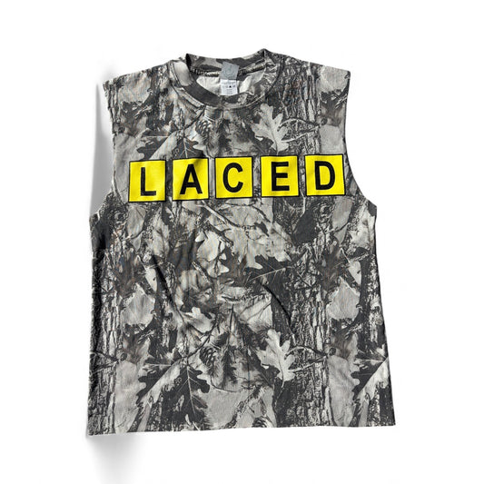 Laced Waffle House Grey Cutoff Tee